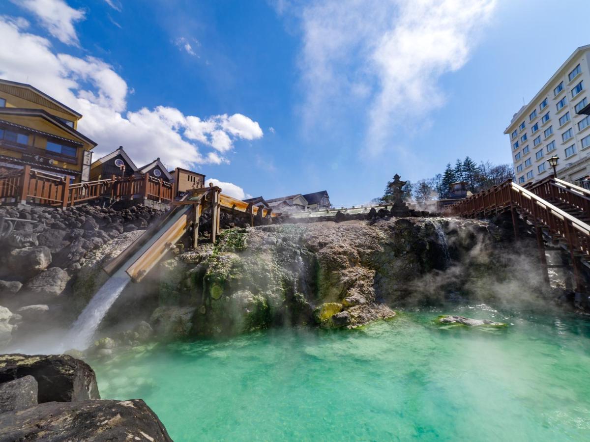 Kamenoi Hotel Kusatsu Yubatake Buitenkant foto